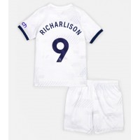 Tottenham Hotspur Richarlison #9 Domáci Detský futbalový dres 2023-24 Krátky Rukáv (+ trenírky)